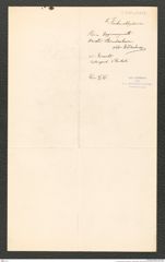 k.k. naturhistorisches Hofmuseum, Intendanzakten 1885-1896 (Hauer), Aktenzahl Z.260.a/1887, Seite 4